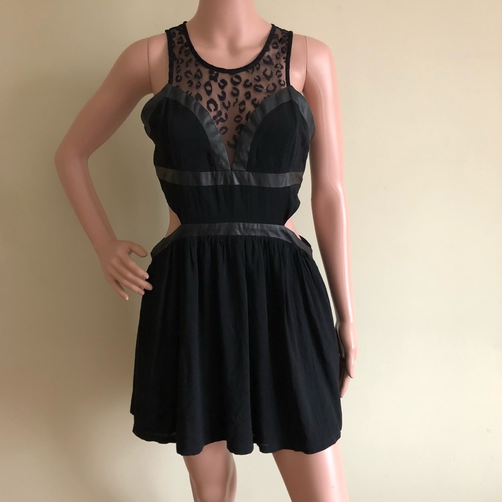 LF Millau Black Cut Out Dress